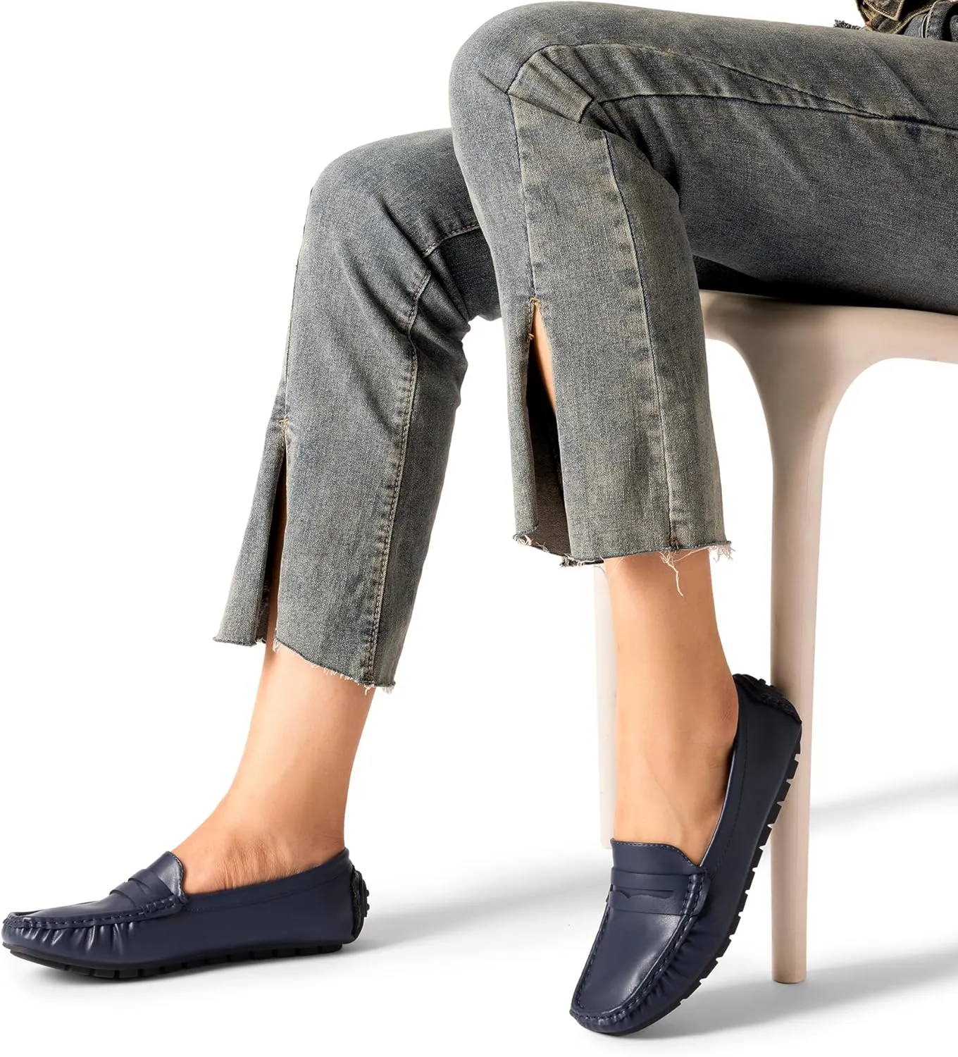 DREAM PAIRS Women's Loafers Penny Loafer Slip on Casual Dressy Comfortable Business Work Office Moccasins Driving Loafer Shoes