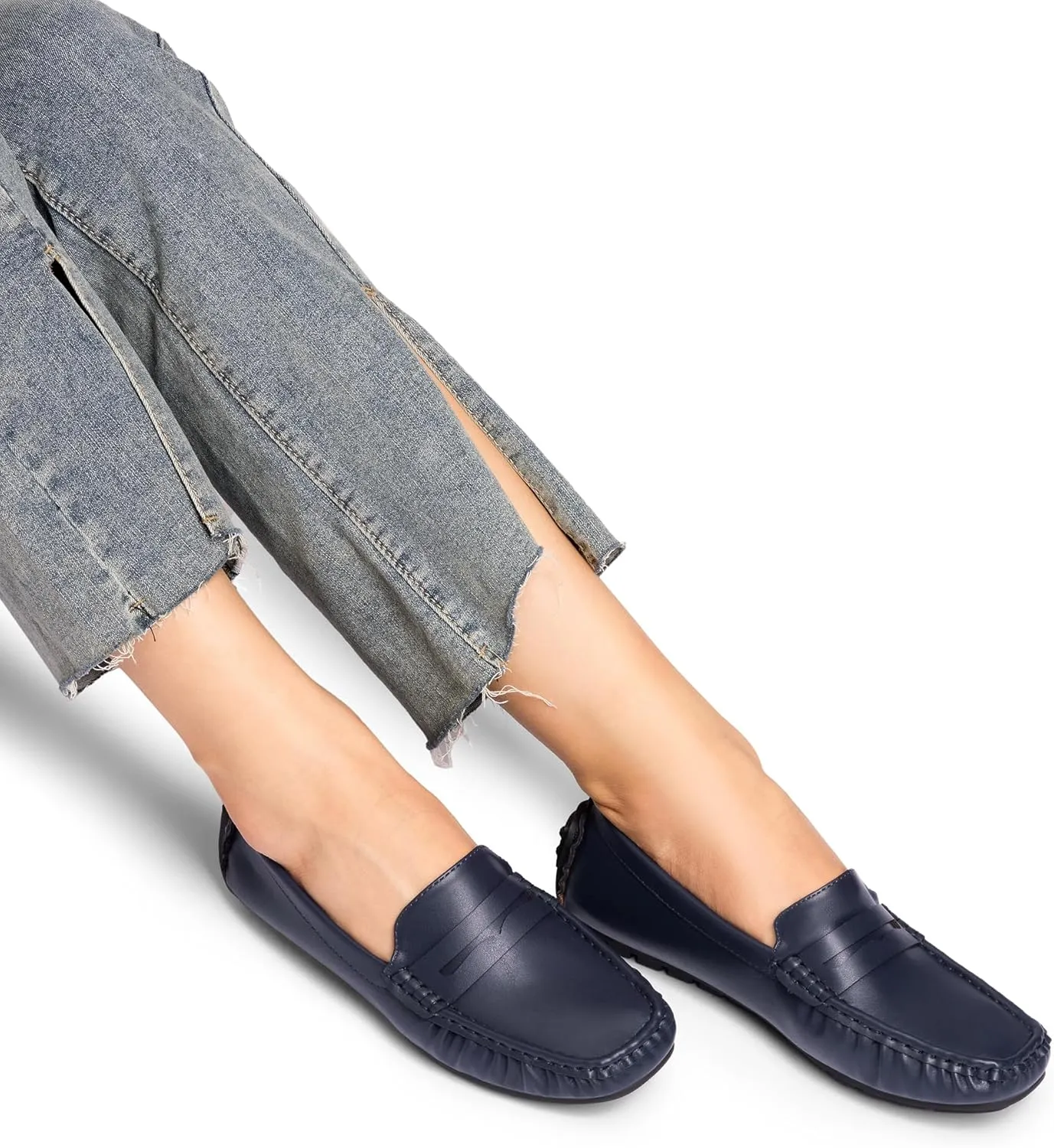 DREAM PAIRS Women's Loafers Penny Loafer Slip on Casual Dressy Comfortable Business Work Office Moccasins Driving Loafer Shoes