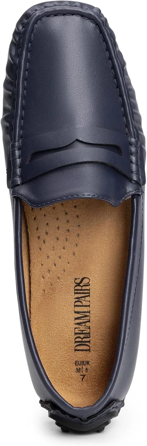 DREAM PAIRS Women's Loafers Penny Loafer Slip on Casual Dressy Comfortable Business Work Office Moccasins Driving Loafer Shoes