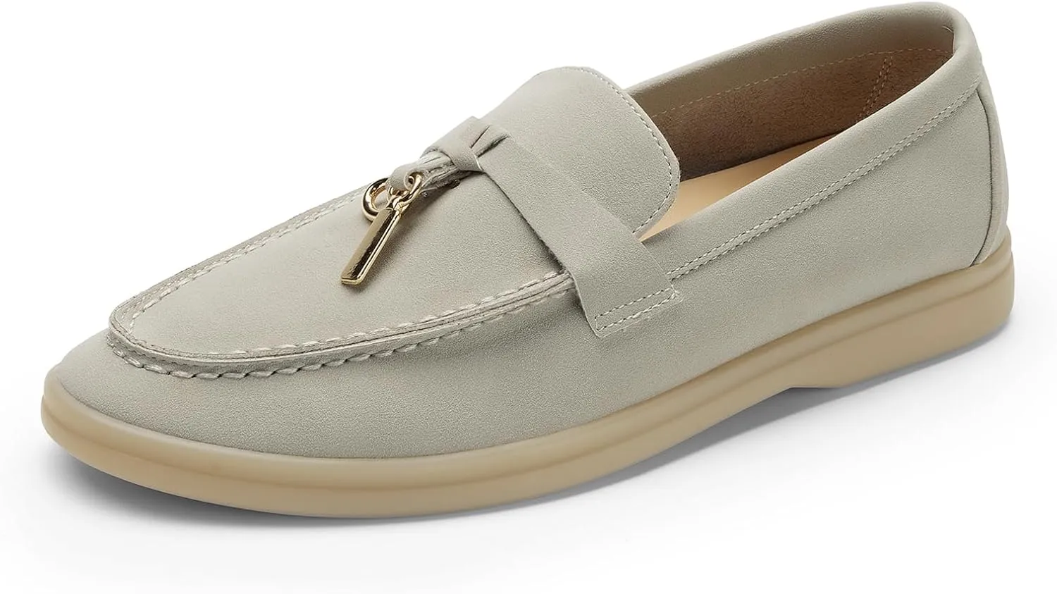 DREAM PAIRS Women's Loafers Suede Loafer Slip-on Comfortable Casual Dressy Business Work Shoes with Arch Support