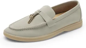DREAM PAIRS Women's Loafers Suede Loafer Slip-on Comfortable Casual Dressy Business Work Shoes with Arch Support