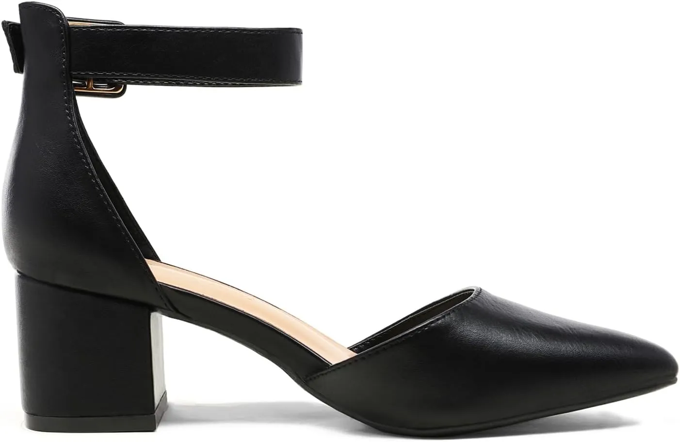 DREAM PAIRS Women's Low Heel Pump Shoes