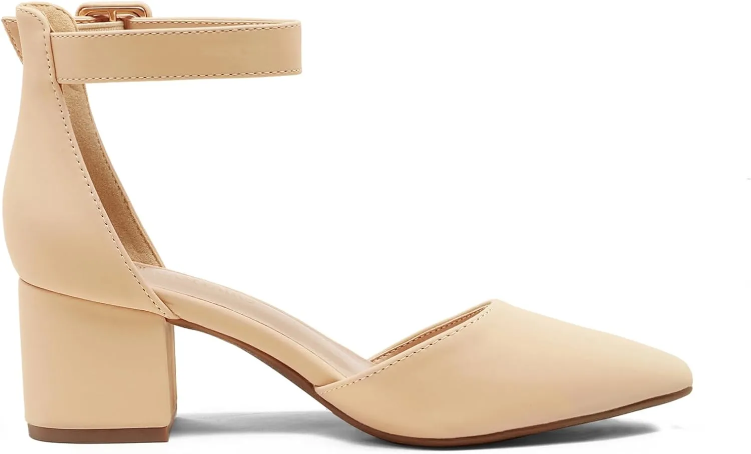 DREAM PAIRS Women's Low Heel Pump Shoes