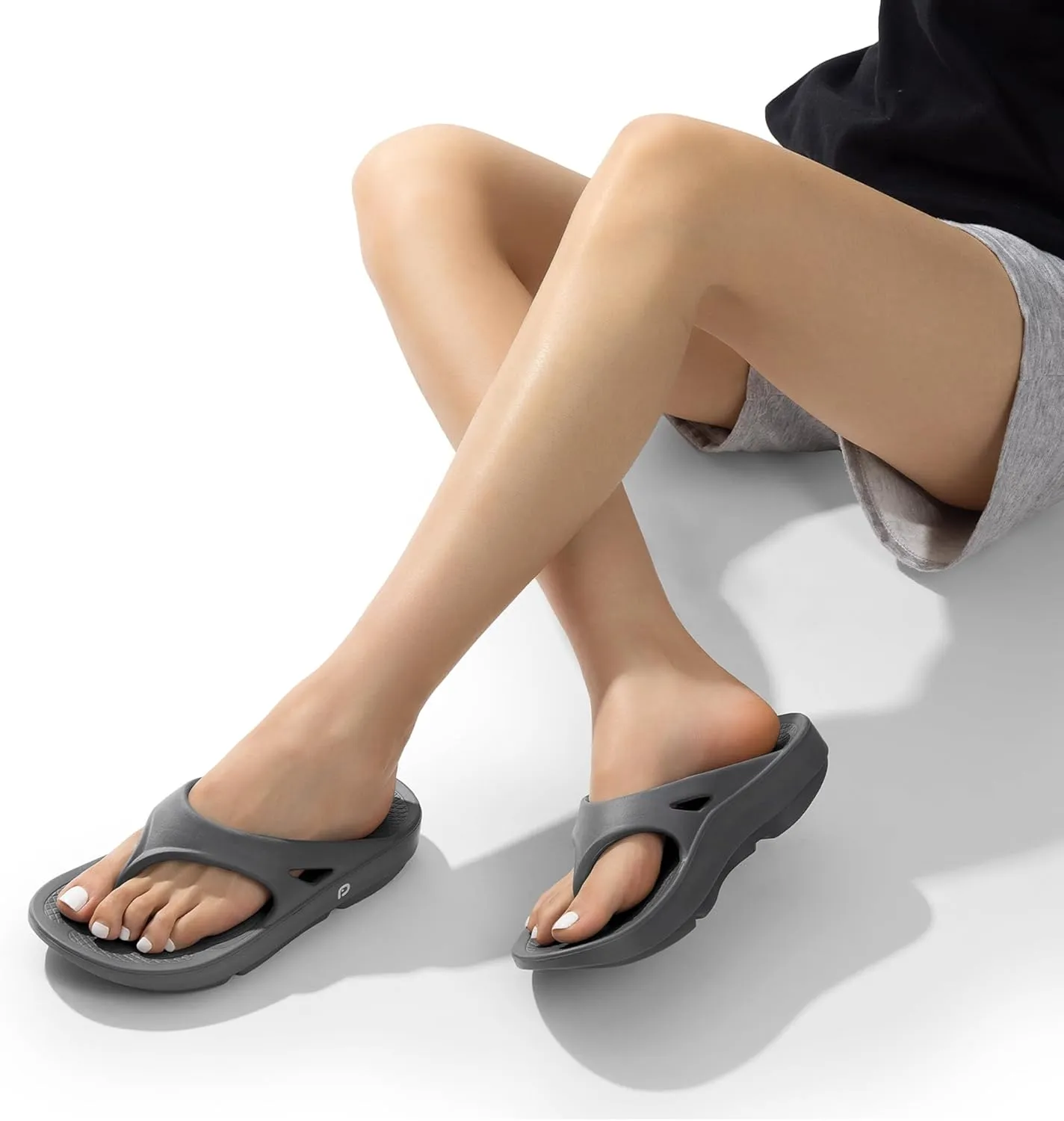 DREAM PAIRS Women's Sandals, Comfortable Arch Support Flip Flops for Summer