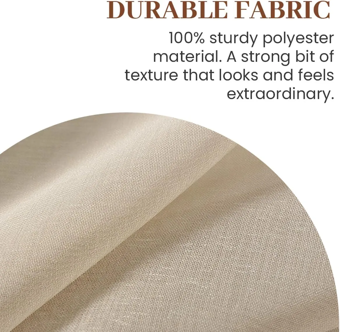 Dreaming Casa Solid Sheer Curtains 84 Inches Long Taupe Rod Pocket Voile Draperies for Bedroom Living Room, 2 Panels, Each 42" W x 84" L