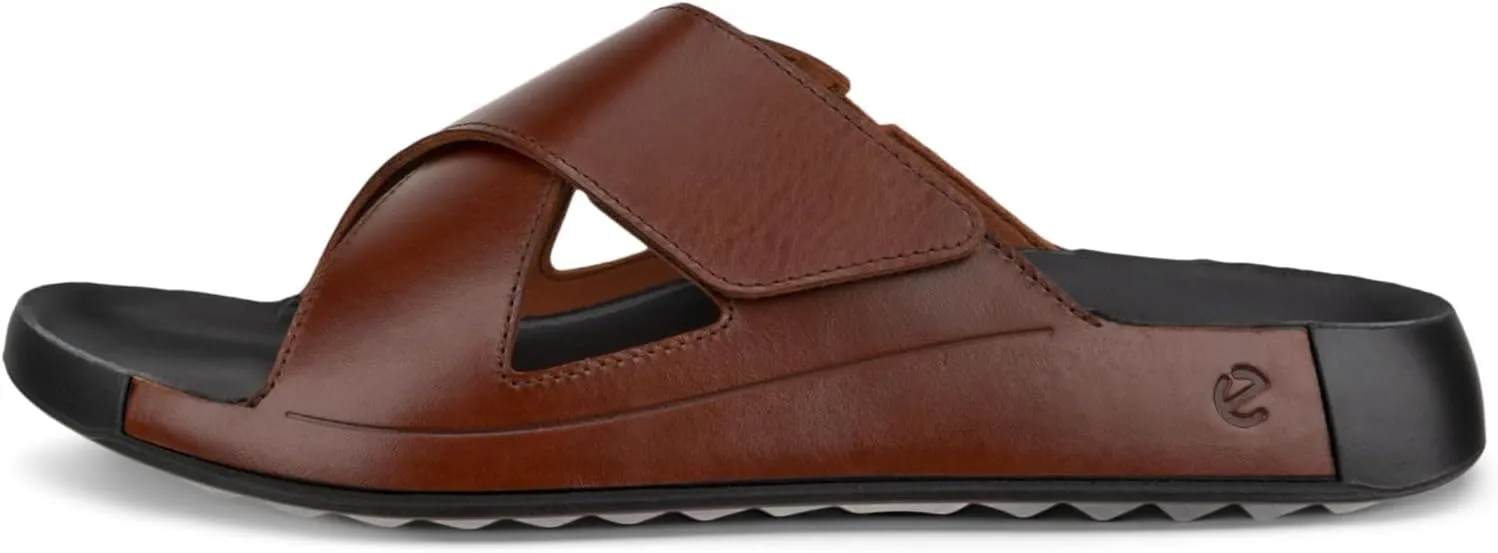 ECCO Men's Cozmo Two Band Cross Slide Sandal