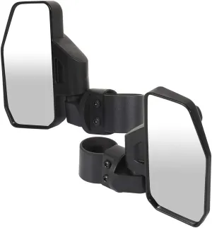 ECCPP 1.6"-2" Cage Bar Break Away Mirror Set For Polaris Ranger/RZR, Kawasaki Mule, Can Am X3 Driver & Passenger