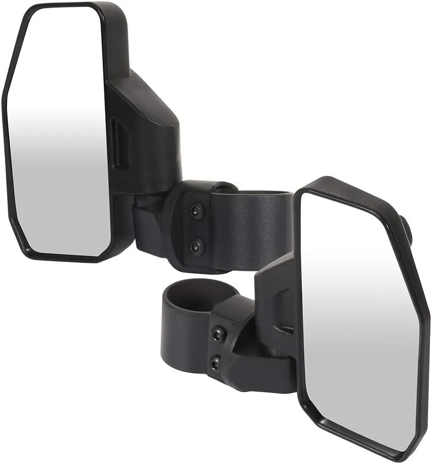ECCPP 1.6"-2" Cage Bar Break Away Mirror Set For Polaris Ranger/RZR, Kawasaki Mule, Can Am X3 Driver & Passenger