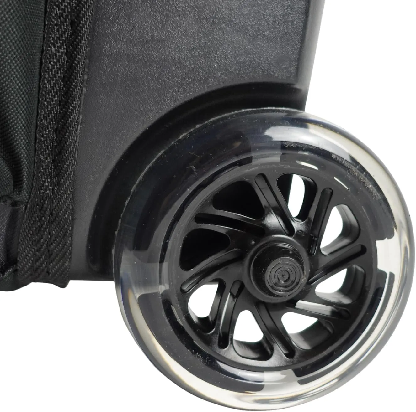 ELITE Deluxe 2 Ball Bowling Bag with 5" Smooth Wheels - Large Accessory Pocket, Shoe Compartment, 36" Extendable Handle