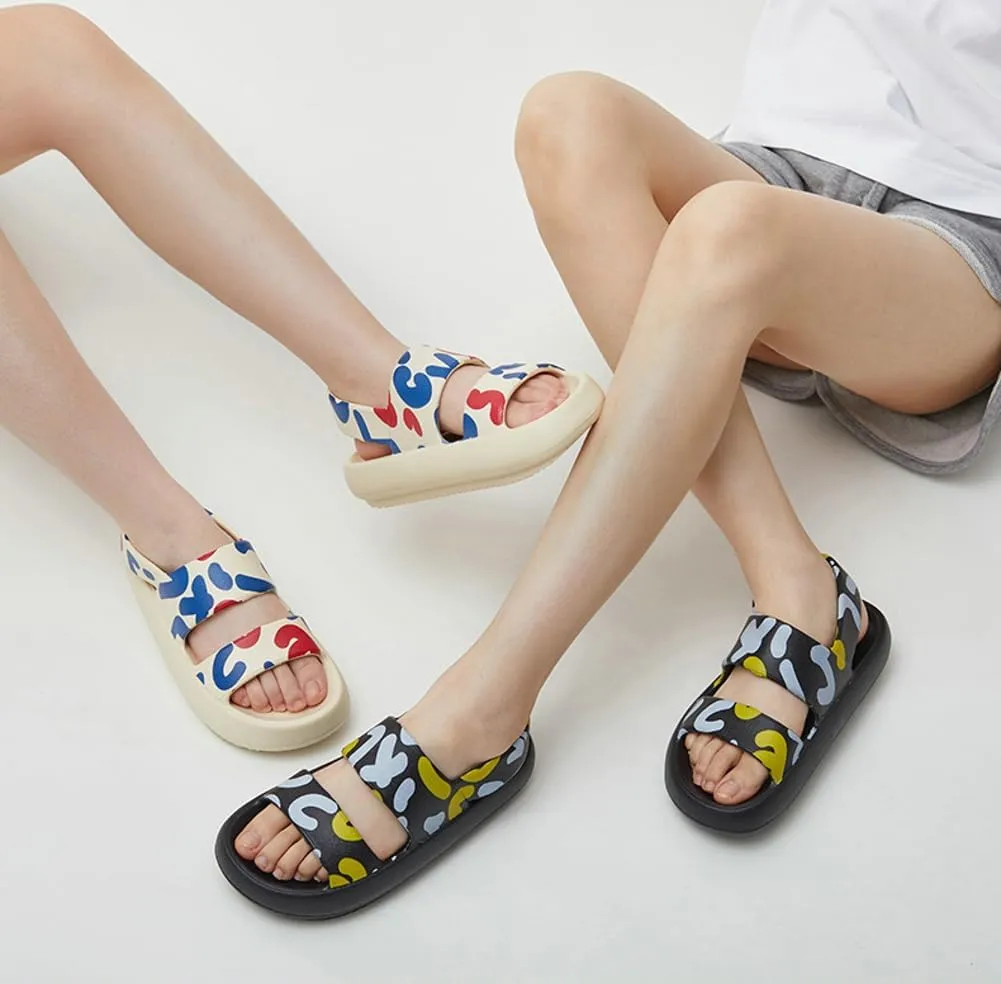 Epsion Women's Cloud Slide Sandals Casual Open Toe Soft Thick Sole Non-Slip Indoor Outdoor Summer Beach Sport Sandal