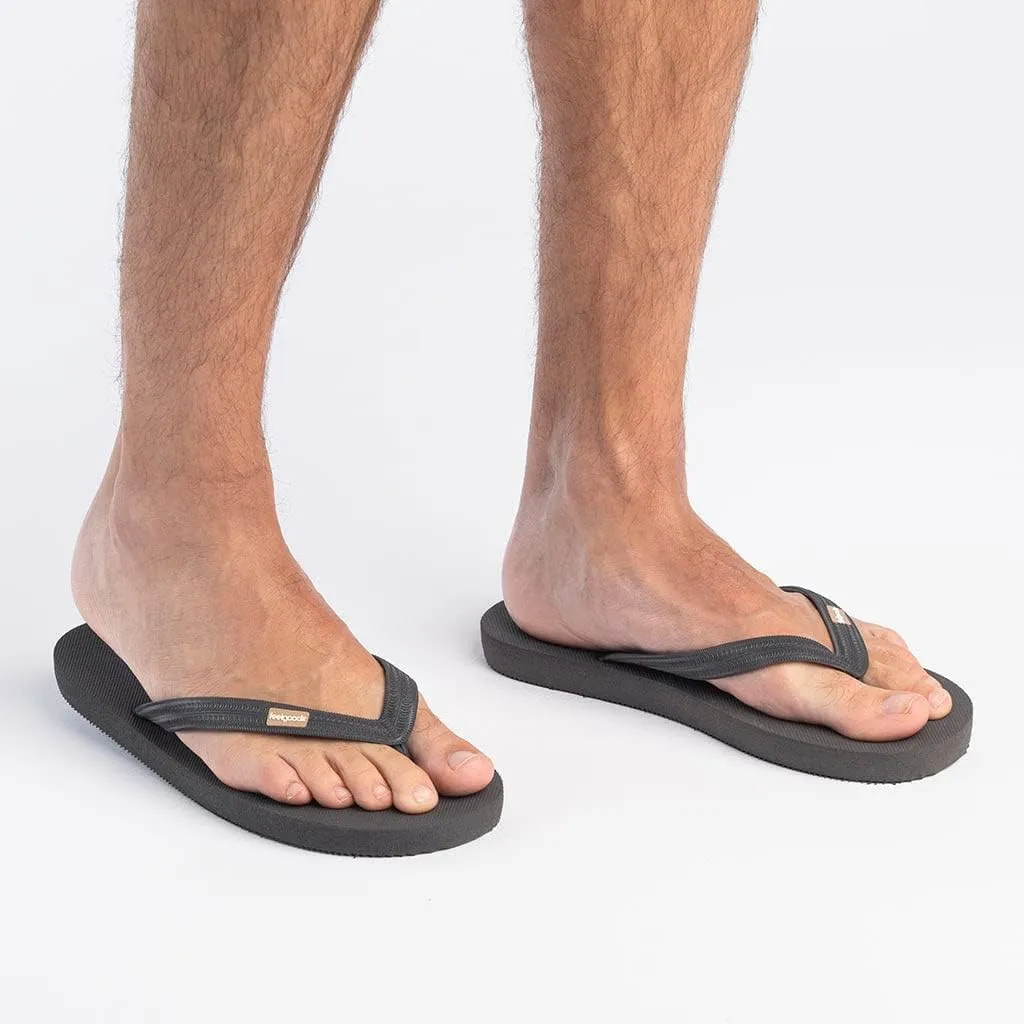 Feelgoodz Mens Classicz Rubber Flip-Flops - Waterprooof, 100% Natural Rubber & All-Vegan Sandals, Fair Trade Certified Slippers, Consciously Sourced & Artisan-Crafted