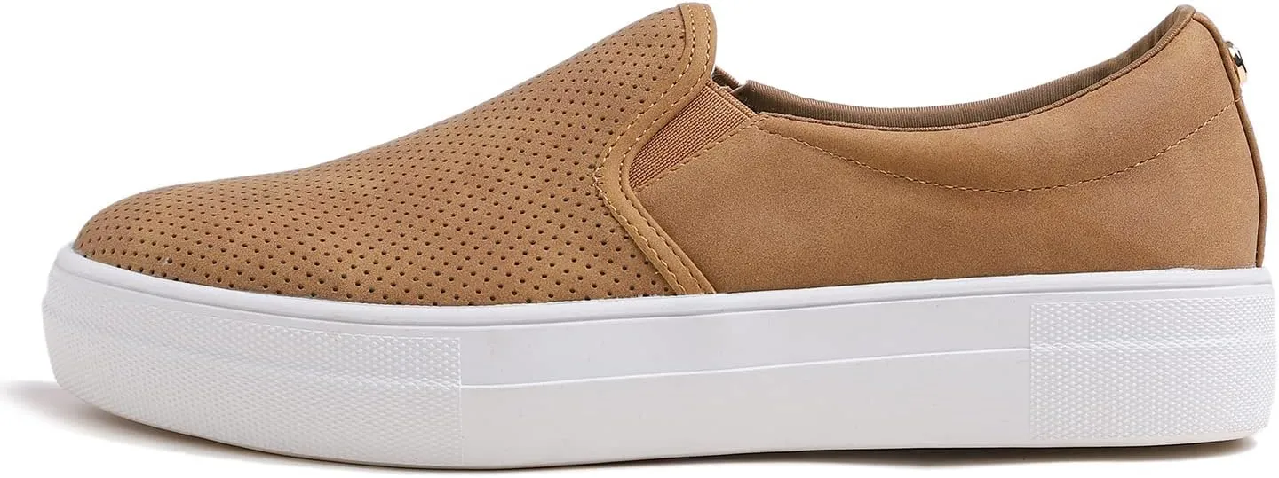 FEVERSOLE Women's Casual Slip On Sneaker Comfort Walking Loafer Flats