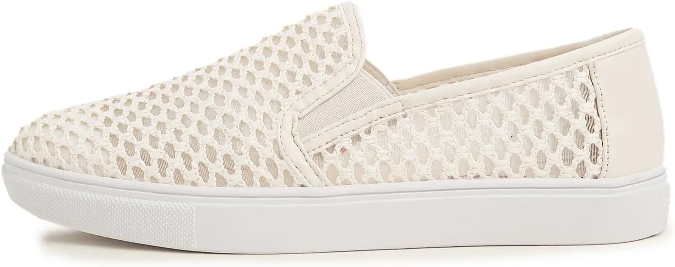 FEVERSOLE Women's Casual Slip On Sneaker Comfort Walking Loafer Flats