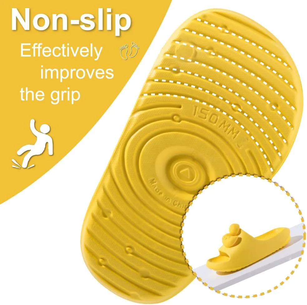 Fiedaz Kids Slides for Girls Boys Toddler Cloud Slides Animal Quick Drying Beach Slides Toddler Pool Shower Flip Flops Slippers