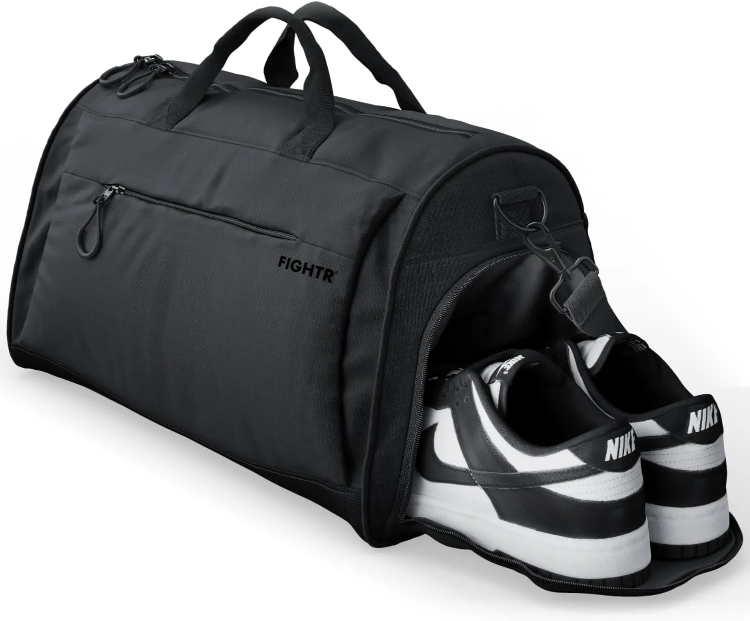 FIGHTR® Sports bag & travel Duffel bag for men and women - with shoe compartment & wet compartment - bag for sports, fitness & travel