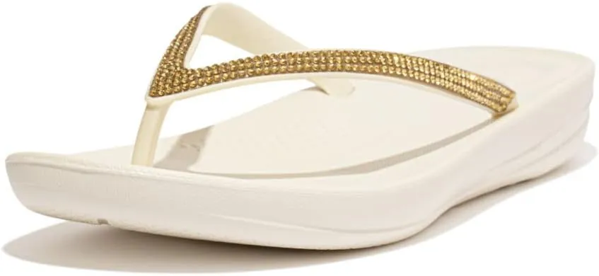 Fitflop Women's iQushion Sparkle Flip Flops