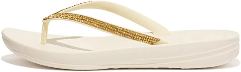 Fitflop Women's iQushion Sparkle Flip Flops