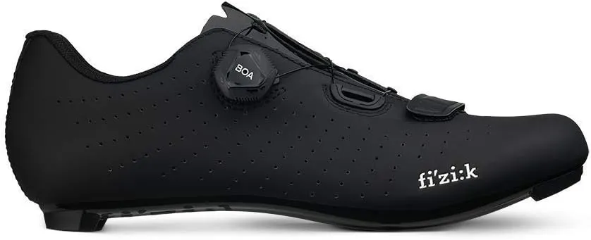 Fizik mens Tempo Overcurve Cycling Shoe, Black/Black, 12.5 US