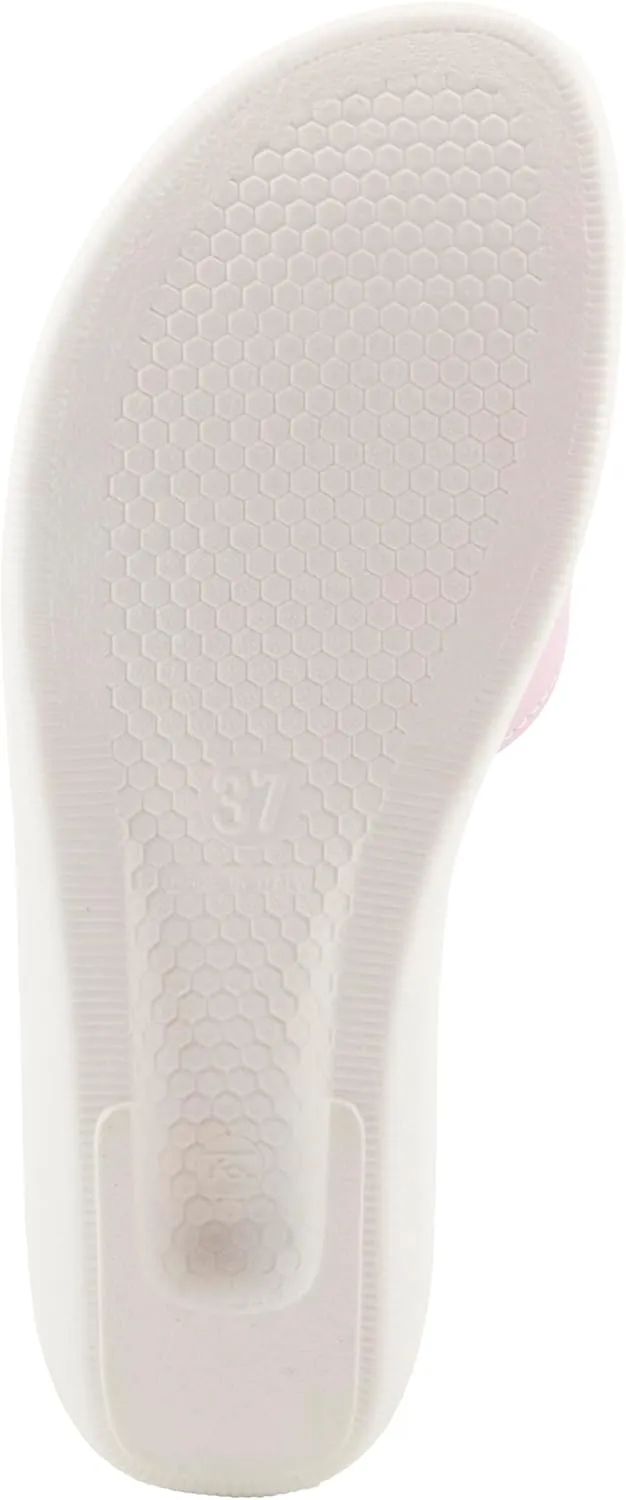 Flexus by Spring Step Women’s Sabala Slide Sandal – Lightweight Comfort Shoe with Massaging Insole & Adjustable Buckle Strap – Made in Italy