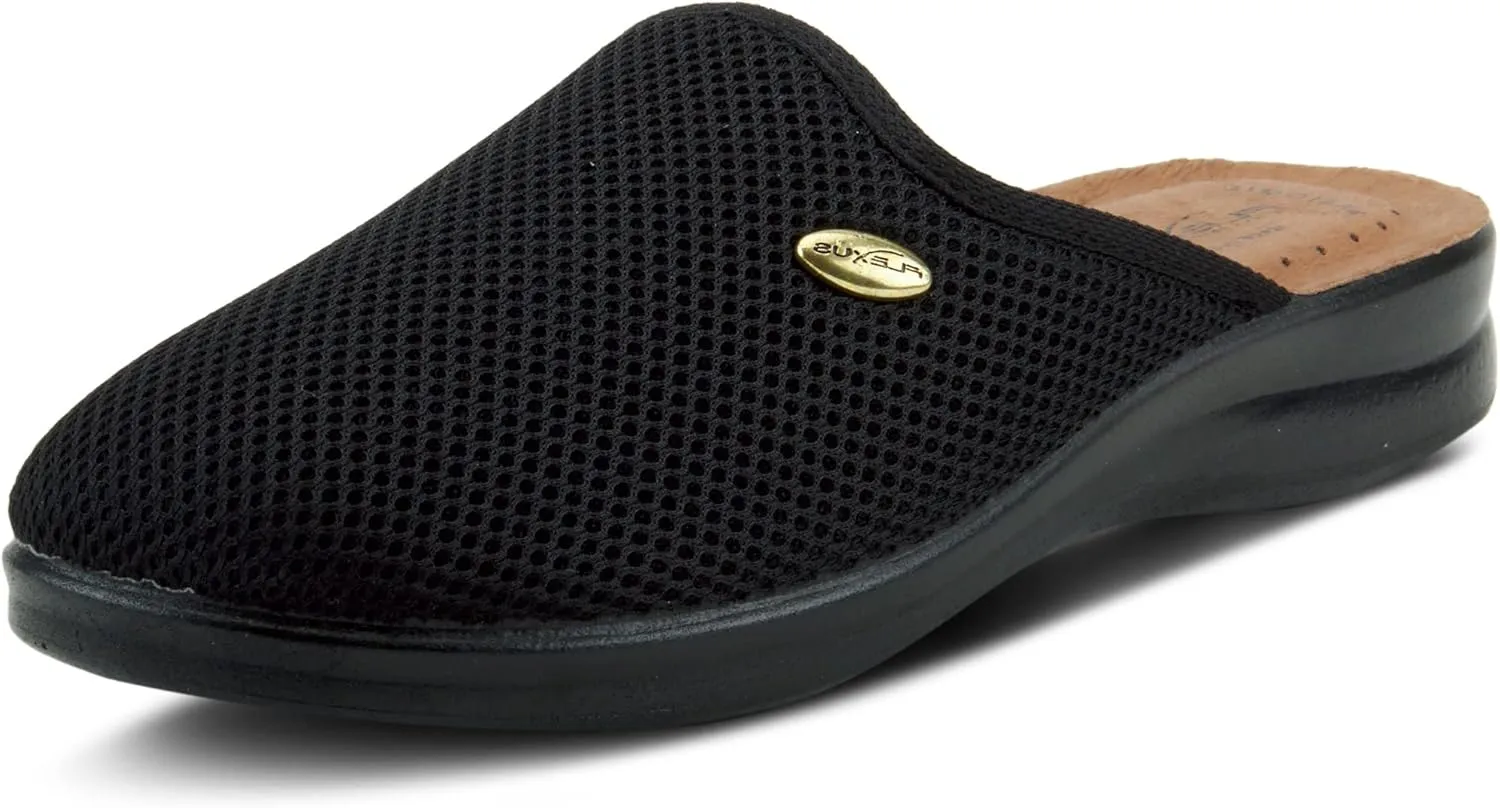 Flexus Spring Step Scuff Slippers for Women - Lightweight House Slippers for Woman - Flexible Round Shape Ladies Slippers for Indoor Use