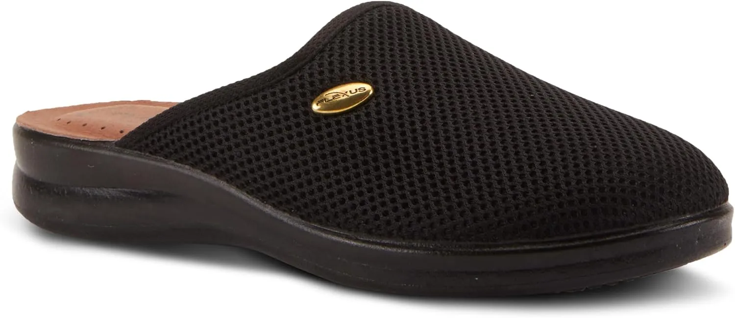 Flexus Spring Step Scuff Slippers for Women - Lightweight House Slippers for Woman - Flexible Round Shape Ladies Slippers for Indoor Use