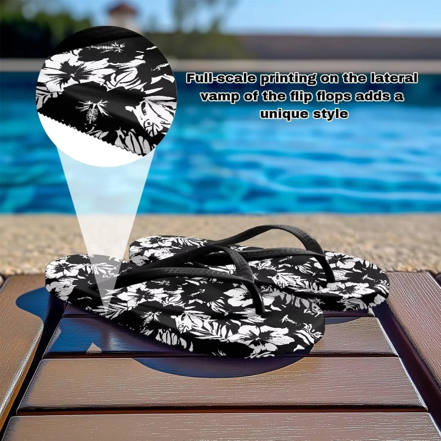Flip Flops Beach Sandals Summer Thong Walking Slippers Casual Bathroom Shower Shoes for Women