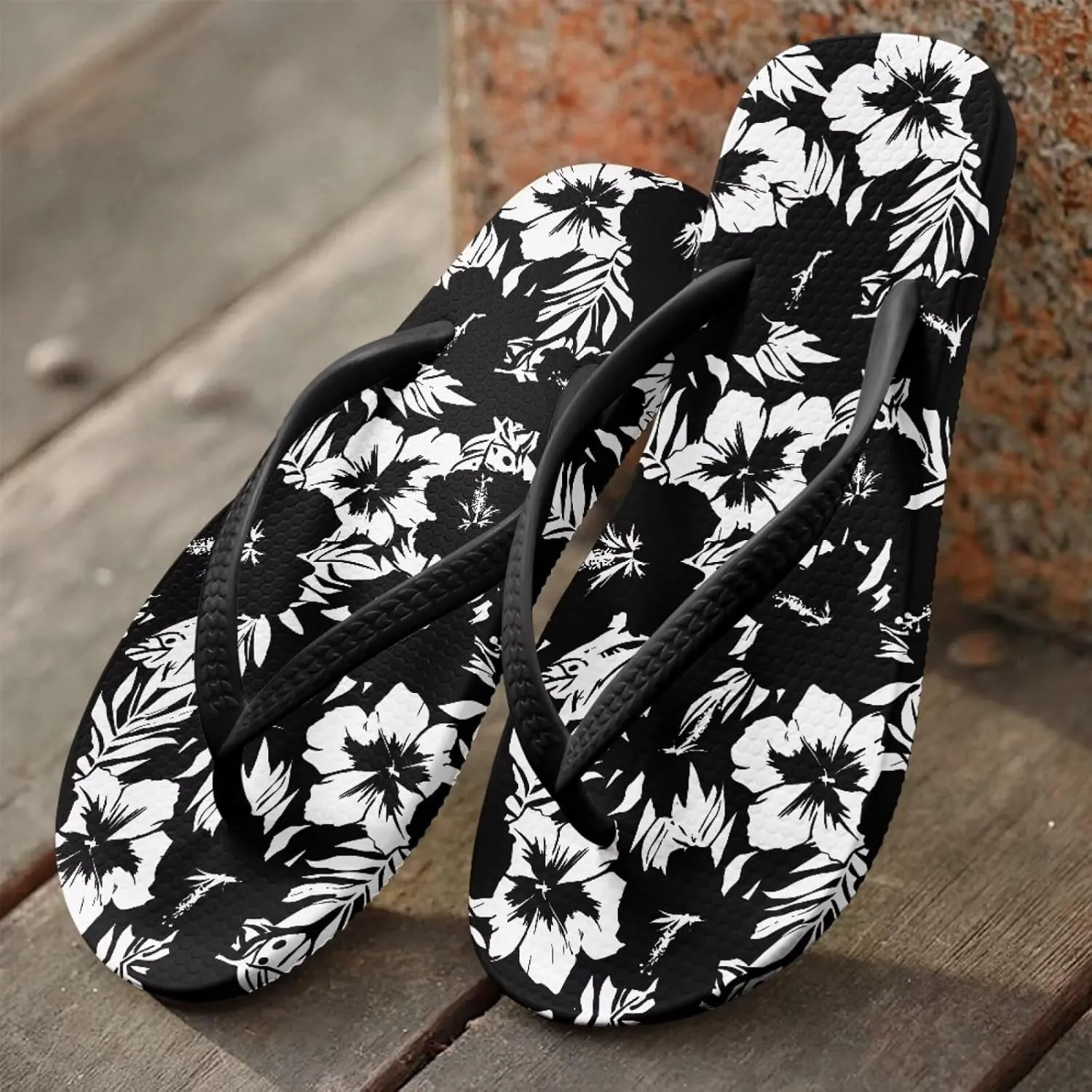 Flip Flops Beach Sandals Summer Thong Walking Slippers Casual Bathroom Shower Shoes for Women