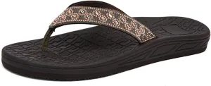 Flip Flops for Women with Arch Support Rhinestone Comfortable Summer Beach Walking Thong Sandals Orthotic Rubber Soles Flip Flop Slippers Slip On Indoor Outdoor