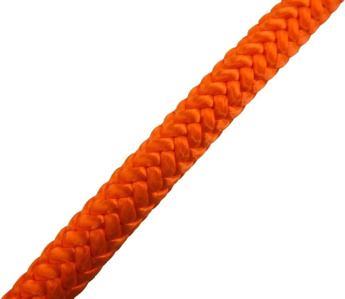 Flip Line Kit with Aluminum Swivel - 1/2 inch (8 feet - 15 feet) | Premium Quality | Ideal for Climbing Lanyard, Lineman’s Belt and Rope