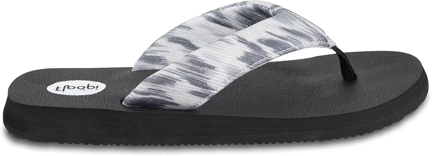 Floopi Flip Flops for Women Flat Yoga Mat Thong Womens Sandals Ladies Beach Sandals with Indoor & Outdoor Anti Skid Soles