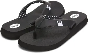 Floopi Flip Flops for Women Flat Yoga Mat Thong Womens Sandals Ladies Beach Sandals with Indoor & Outdoor Anti Skid Soles