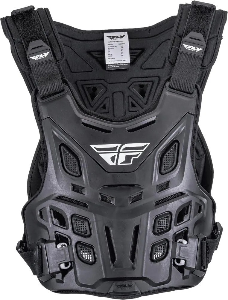Fly Racing 36-16041 Black Large Revel Race Roost Guard