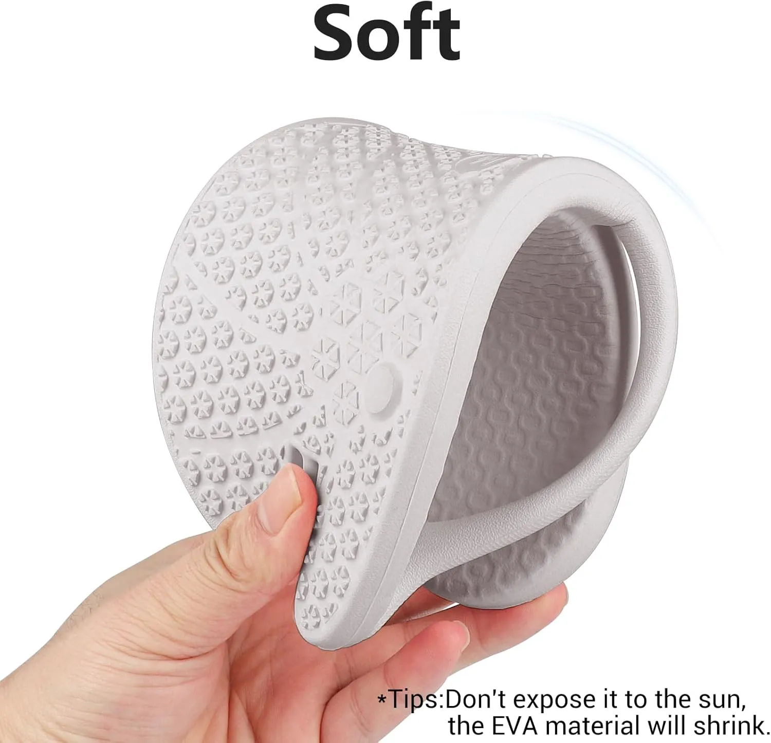 Foldable Flip-Flop Travel Slippers Shower Shoes Slides Summer Camp Sandals Soft Comfy Non-Slip Quick Dry House Bathroom Gym Spa Pool Sandals Beach