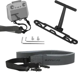 for DJI Remote Controller Bracket with Controller Lanyard Neck Strap, 3 Hook Aluminum Alloy Bracket for DJI Flip, Mini 4 Pro, Air 3, Mini 3 Pro, Mavic 3 Pro Accessories, For Dji Rc/Rc 2