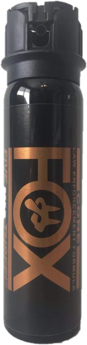 Fox Labs 3 Ounce Pepper Spray, 5,3 Squared, 1.4 Major Capsaicinoids 10 Foot Range, Flip Top, Cone Spray