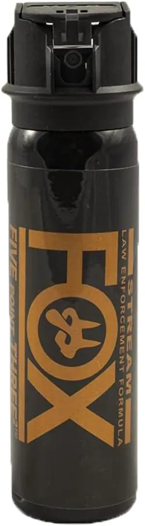 Fox Labs Five Point Three Squared, 4% OC Pepper Spray- Flip Top Stream (3 oz) 34FTSDB XC