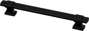 Franklin Brass Adjusta-Pull Chamfered Edge (5-Pack) Adjustable Drawer Pulls/Cabinet Handles 1-3/8" to 6-5/16" Hole Center Matte Black Hardware Kitchen Door, Drawers, Dressers, Furniture P49107-FB-B