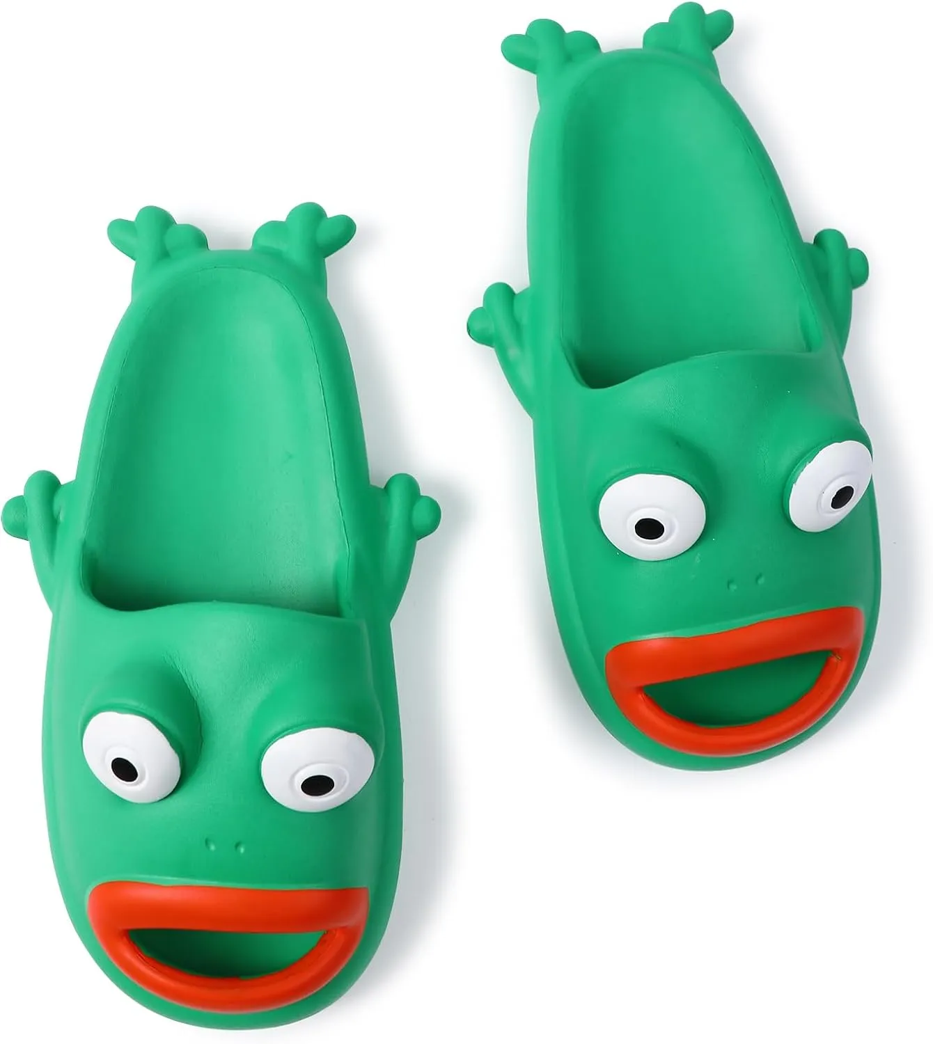 Frog Slippers Man Funny Fish Sandals Frog Sandals Beach Pool Shower Bass Shoes Cartoon Flip Flops Slides