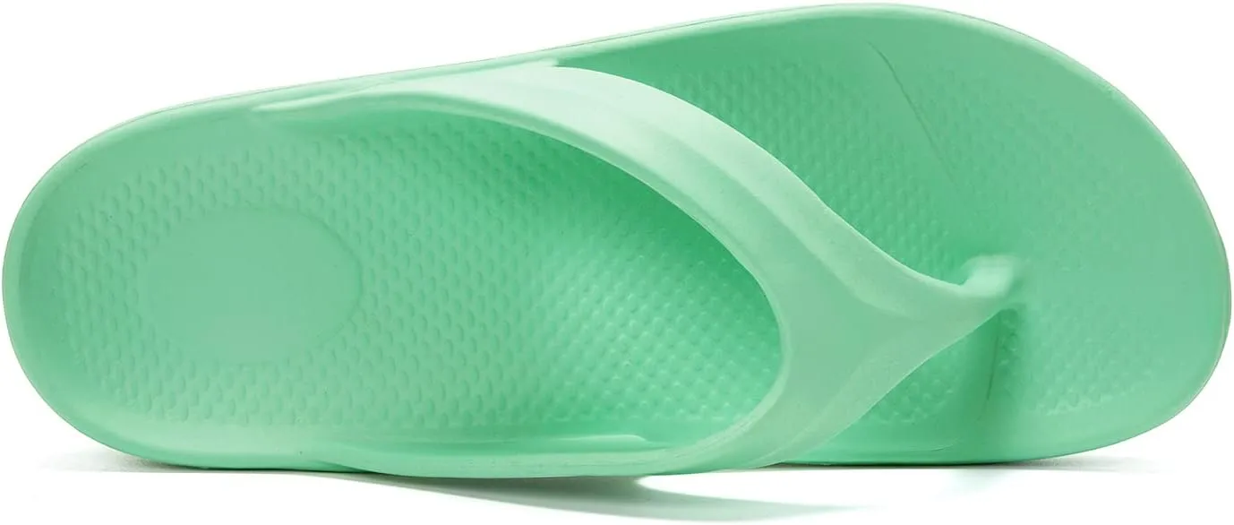 FUNKYMONKEY Women's Thong Flip Flop Ultra Soft Arch Support Sandals