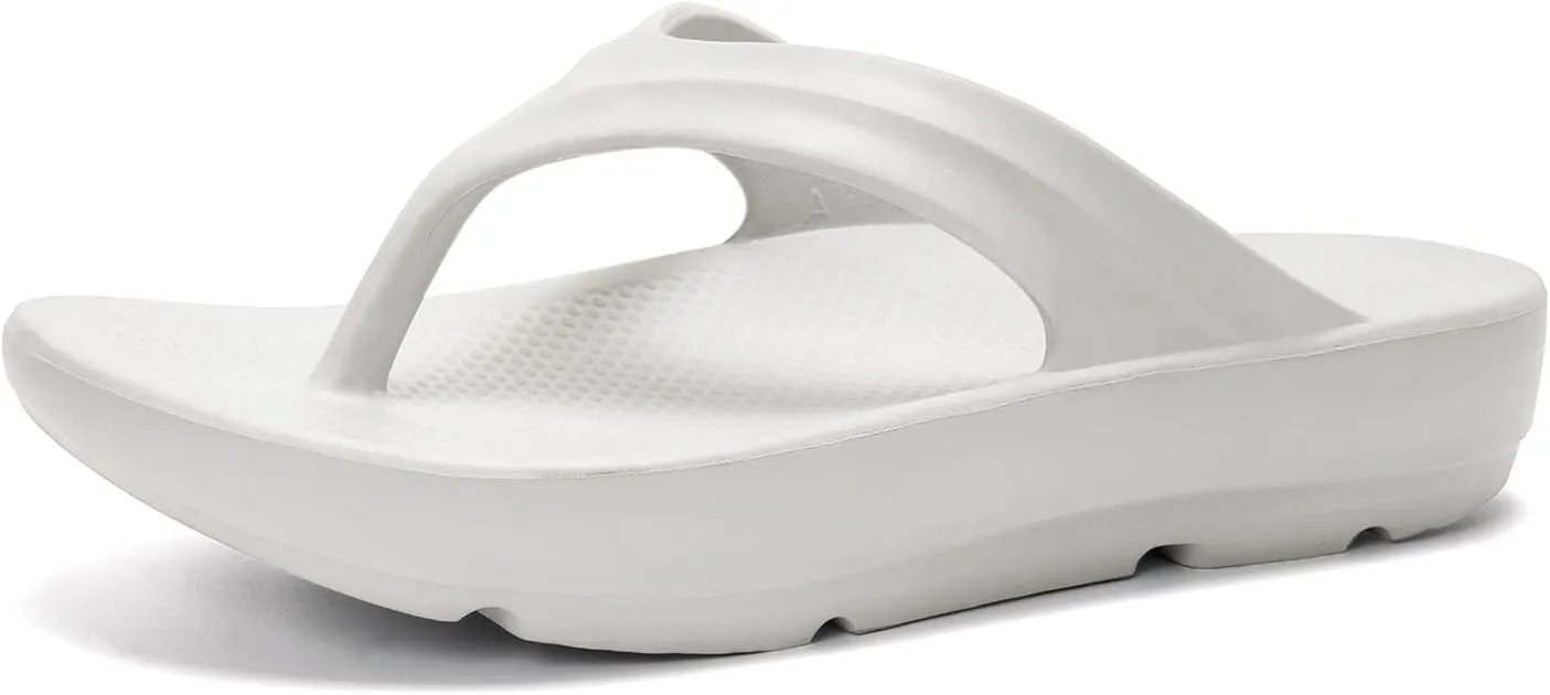 FUNKYMONKEY Women's Thong Flip Flop Ultra Soft Arch Support Sandals