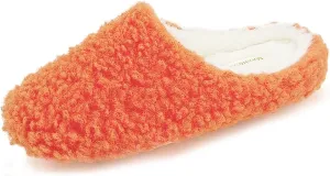 Fuzzy Curly House Slippers for Women With Memory Foam, Winter Cozy Lightweight Washable Ladies Slippers for Indoor Rubber Sole Slip on