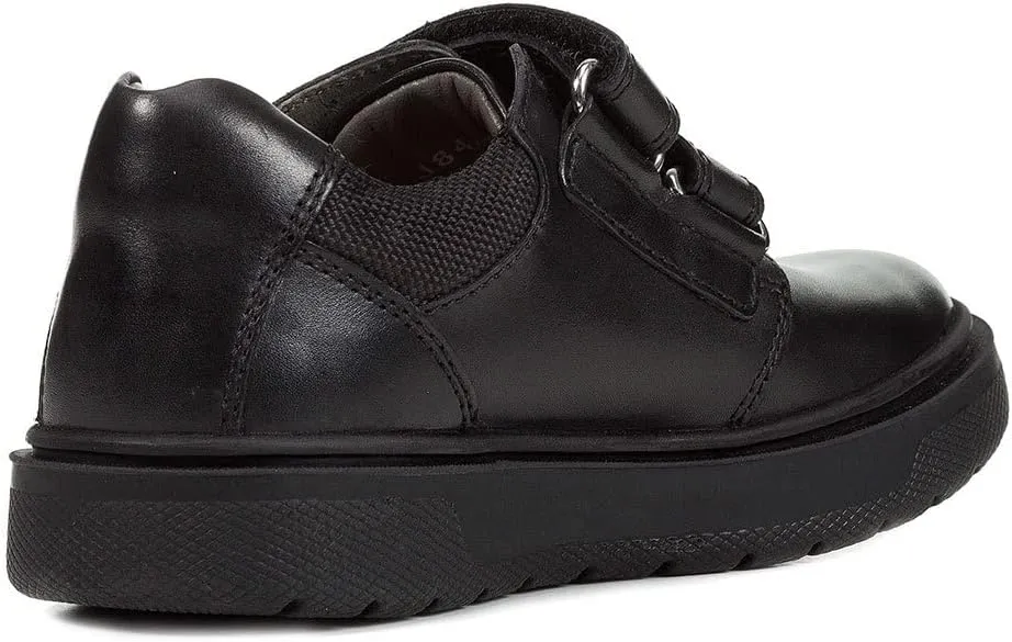 Geox Boy's Riddock 5 Hook-and-Loop Dress Sneaker Shoe School Uniform