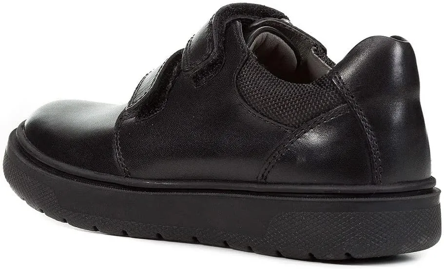 Geox Boy's Riddock 5 Hook-and-Loop Dress Sneaker Shoe School Uniform