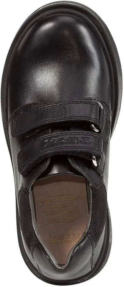 Geox Boy's Riddock 5 Hook-and-Loop Dress Sneaker Shoe School Uniform
