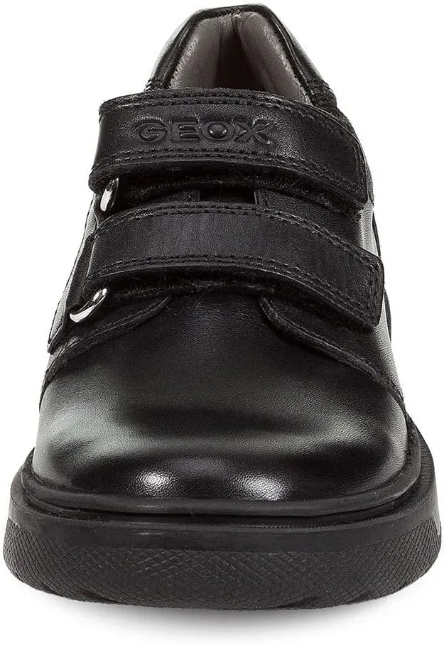 Geox Boy's Riddock 5 Hook-and-Loop Dress Sneaker Shoe School Uniform