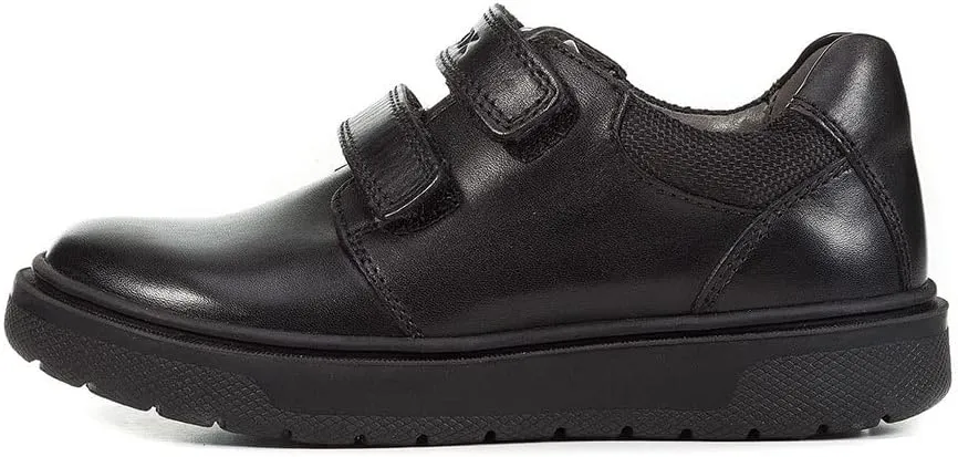 Geox Boy's Riddock 5 Hook-and-Loop Dress Sneaker Shoe School Uniform