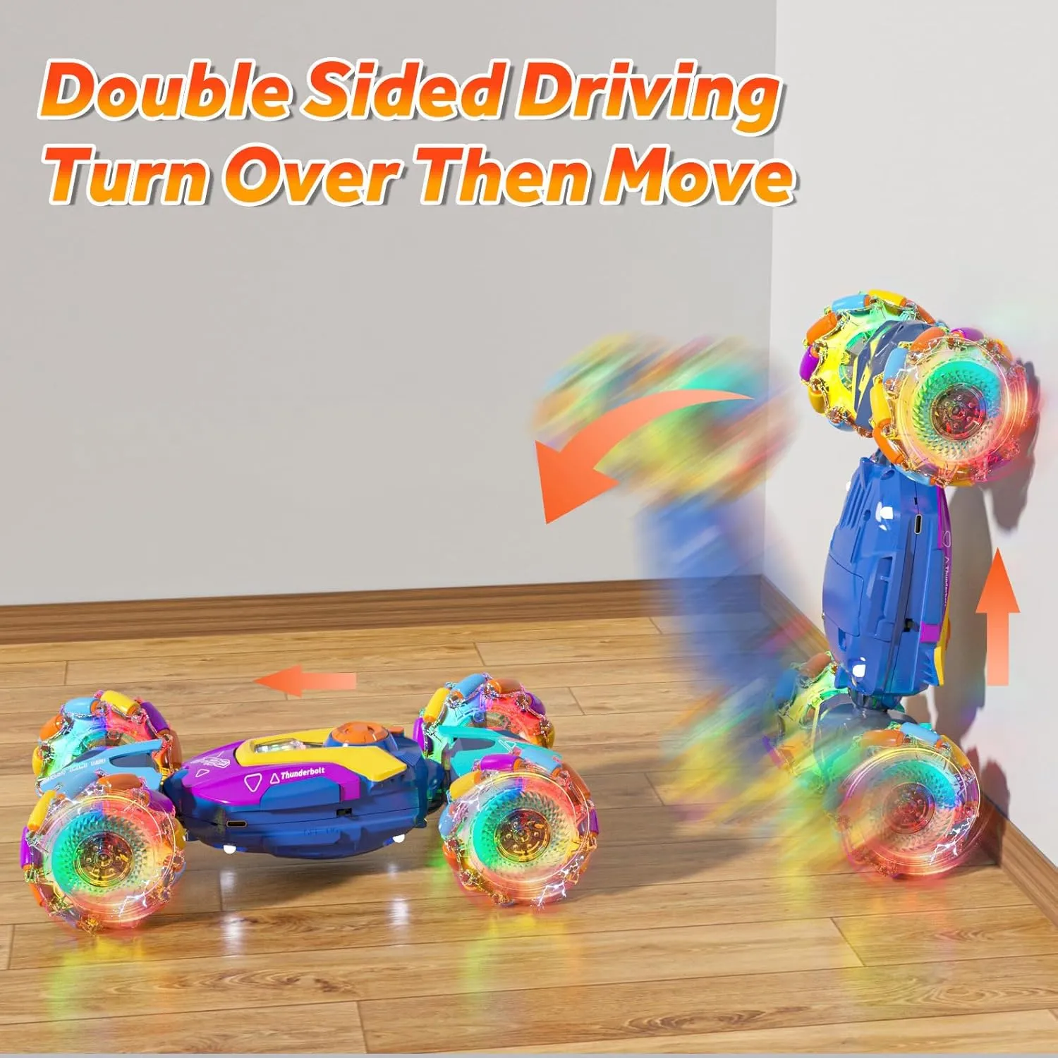 Gesture Sensing RC Stunt Car Remote Control Car 360° Rotating 4WD 2.4Ghz RC Cars Transform Car Toys for Boys 4-7 Birthday Present for Age 8-12, 2333RCCAR
