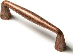 Goo-Ki Vintage Retro Antique Copper Zinc Alloy Cabinet Handles - 3'' Hole Center Affordable Luxury Cabinet Pull Hardware for Bedroom, Kitchen, 6 Pack……