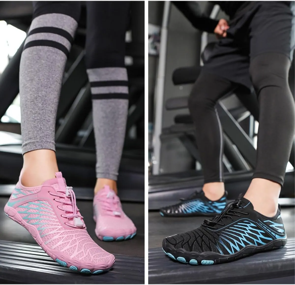 Grounded Barefoot Footwear for Women and Men, Non Slip Hikes Water Shoes for Neuropathy, Hiking Bare Foot Unisex, Foot Shaped Sneakers Wide Toe Box