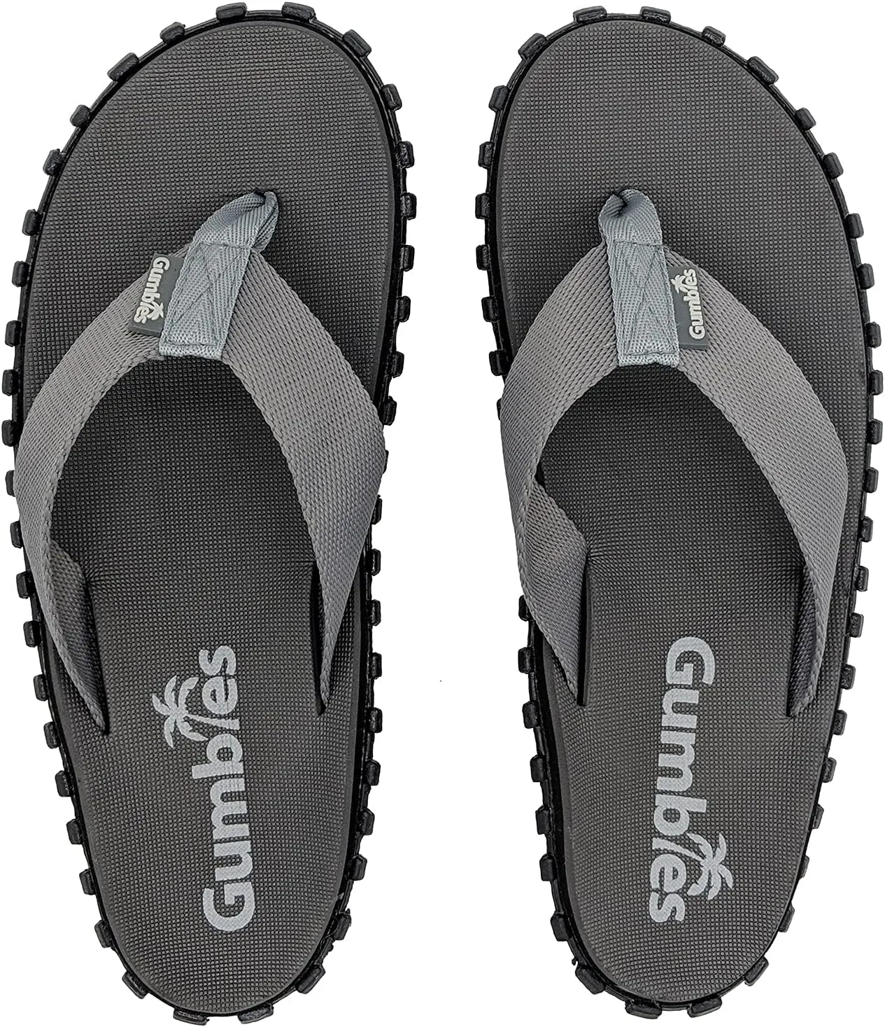 Gumbies Duckbill Unisex Waterproof Flip Flops with Supersoft Fabric Toe Post and Durable Recycled Rubber Sole - Comfort Guaranteed